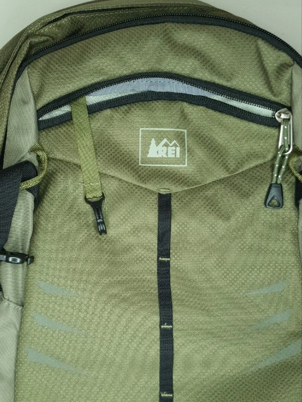 REI Olive Green and Black Men's Hiking Backpack